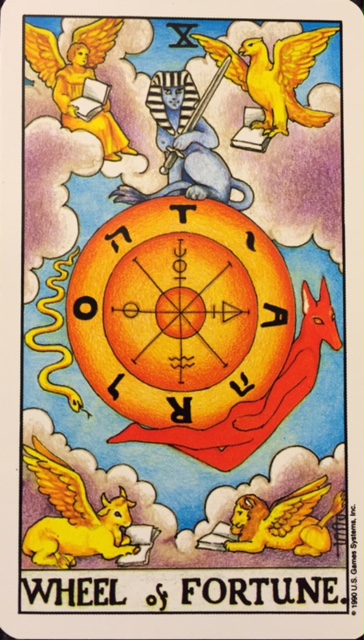 THE TAROT RUG PROJECT: THE WHEEL OF FORTUNE (X) - DRAWING FROM THE DAY
