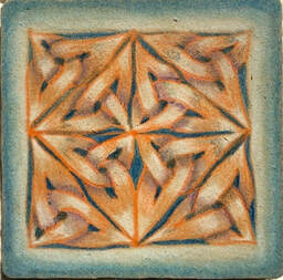The Triangle Tangle — Zentangle Inspired Art: Antique Renaissance Tile